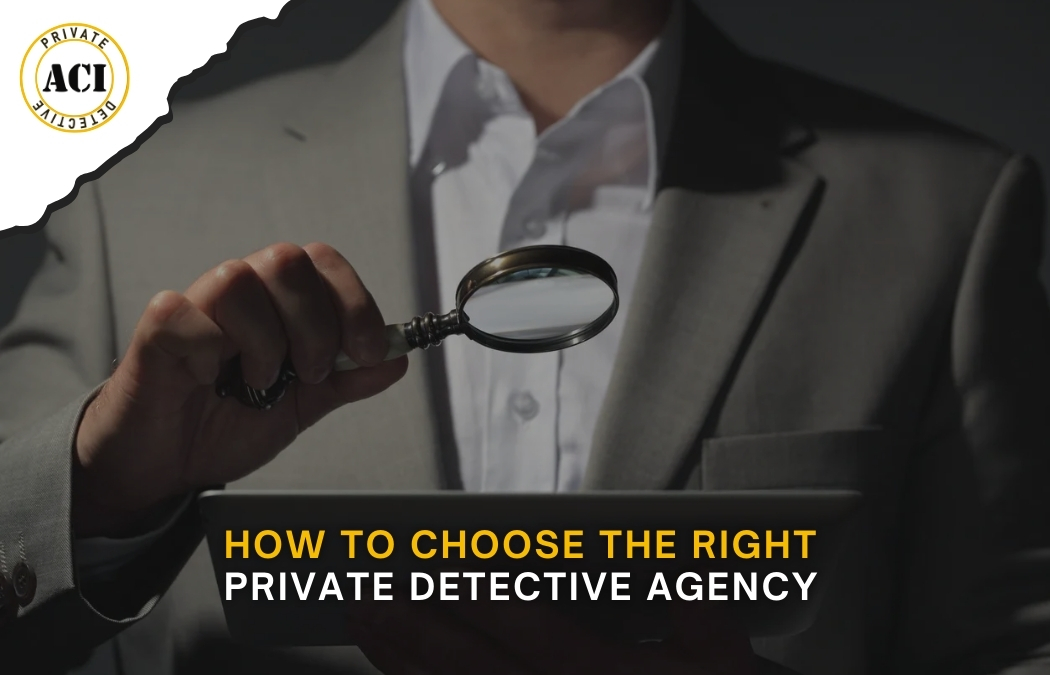How to Choose the Right Private Detective Agency